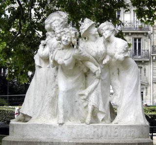 Square Montholon Sculpture Ste. Catherine, Paris Square Montholon, Paris